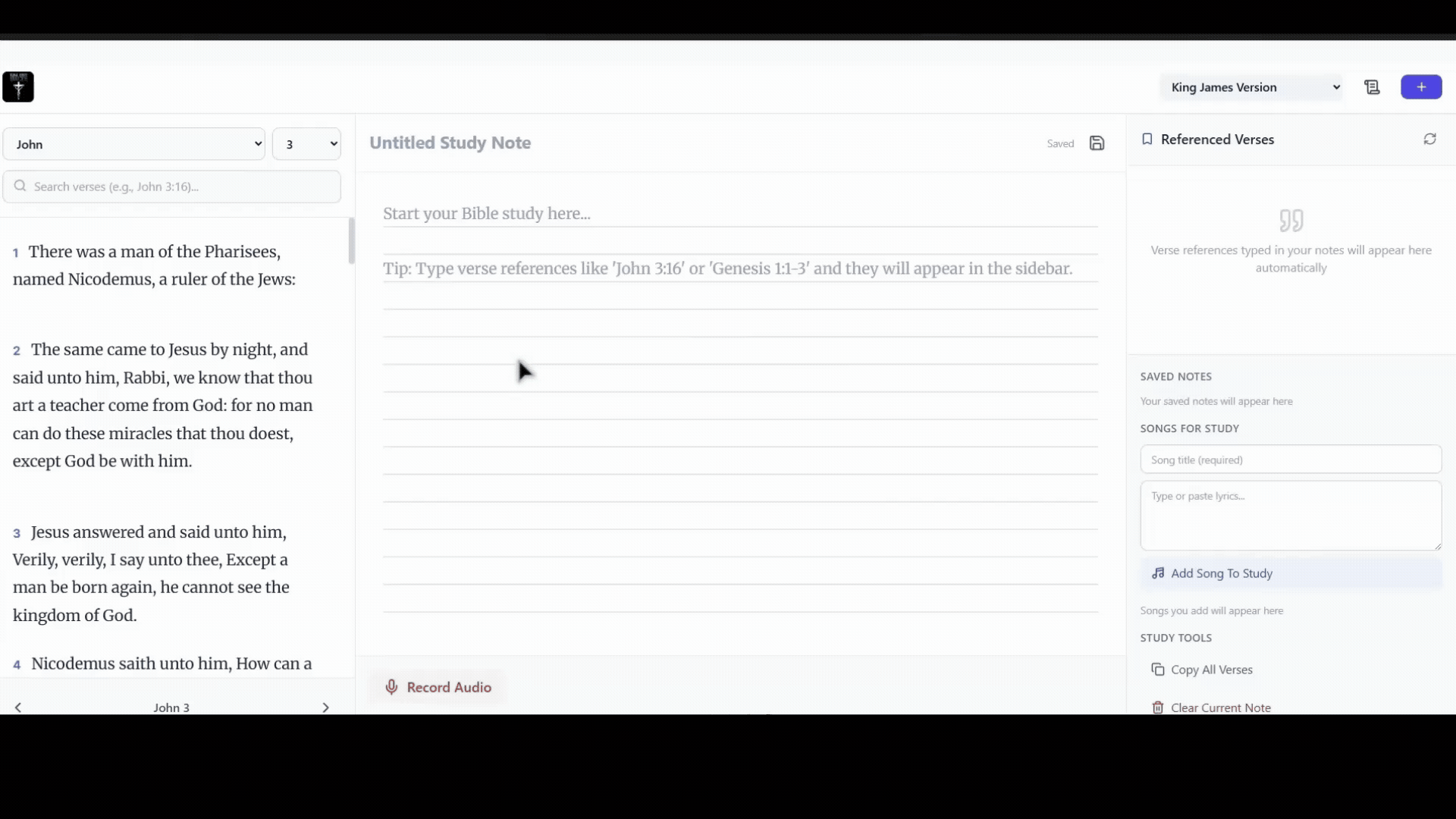 Bible Study Suite demo
