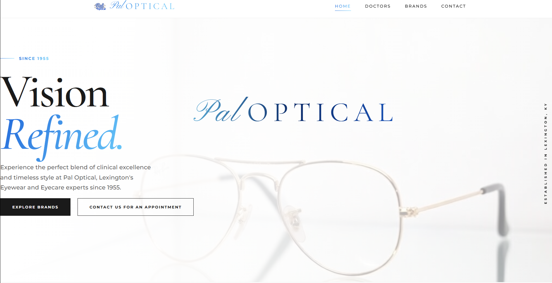 PAL Optical Site screenshot 1