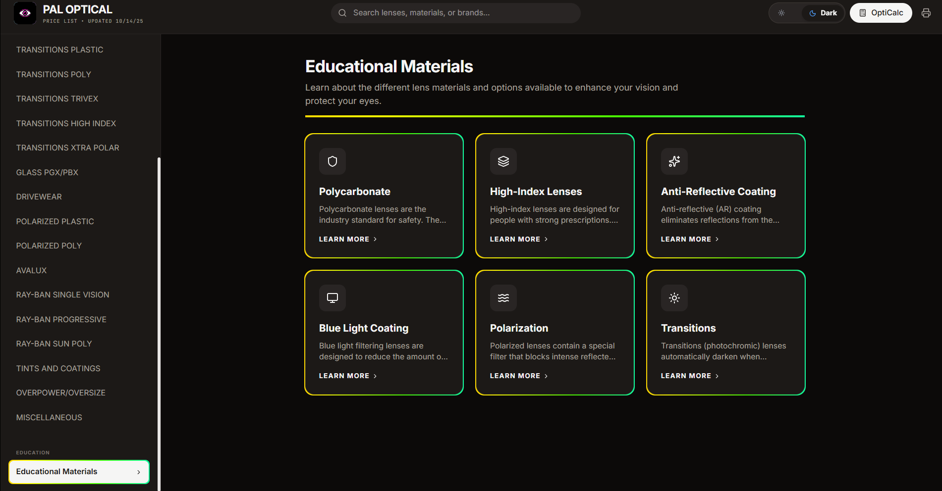 Interactive Price List screenshot 2